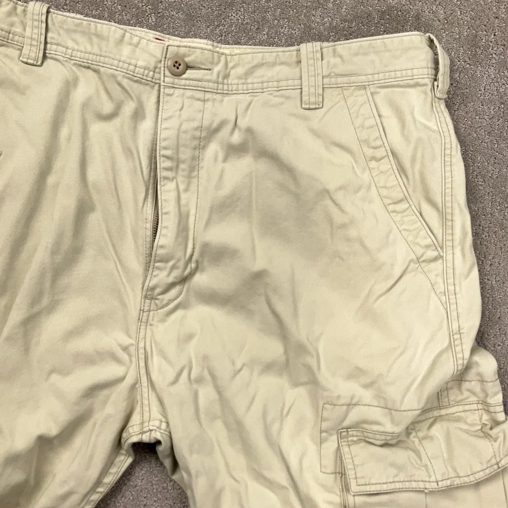 Levis Pants Mens W40 L30 Khaki Tan Cargo Loose Fit Cotton 00642-3301